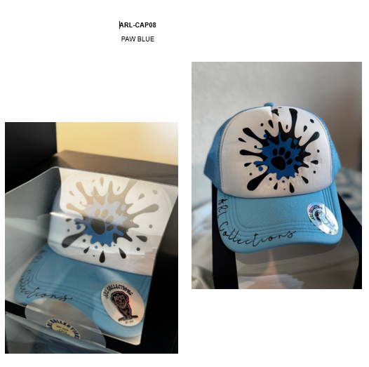 Funny Baseball cap with paw