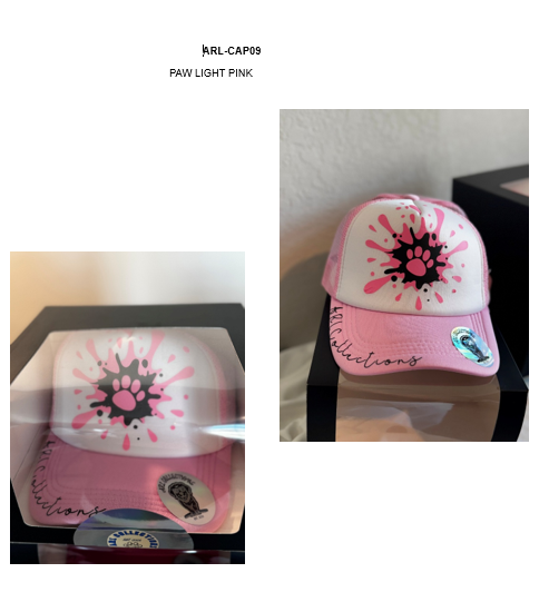 Funny Baseball cap with paw