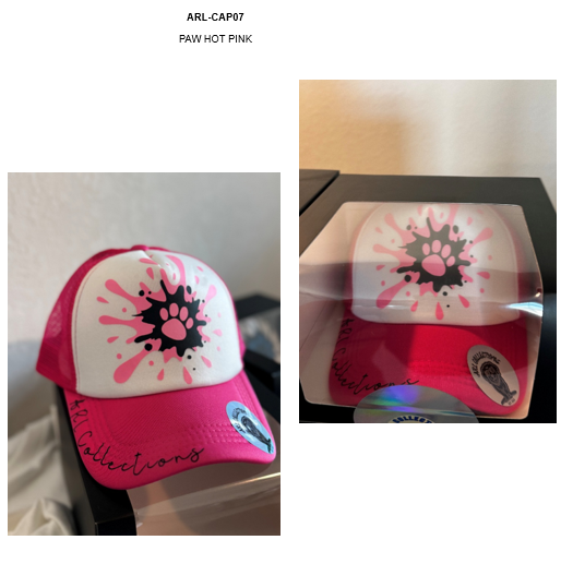 Funny Baseball cap with paw